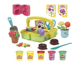 Play-Doh Mon Jardin de Fleurs, Coffret de Pâte à Modeler, Plantes Multicolores, pour Filles et Garçons à Partir de 3 Ans