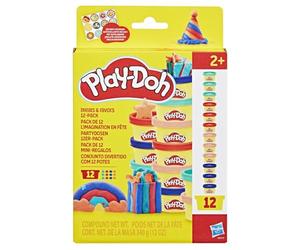 Play-Doh Pack de 12 L'imagination en fête, Coffret de pâte à modeler, Activité manuelle et Jeux créatifs pour enfants, Kit créatif Play-Doh avec accessoires, Activité manuelle, Dès 4 ans