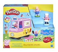 Play-Doh, playset Il gelato di Peppa con Camioncino dei Gelati, playset con acti