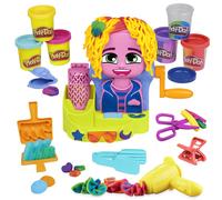 Play-Doh, Playset Salone delle Acconciature con 6 Vasetti, Giocattoli di Fantasi