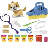 Play-Doh Set da Veterinario, playset con cane giocattolo per bambini dai 3 anni in su, include 10 strumenti e 5 colori di pasta da modellare atossica