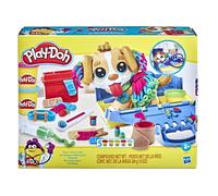 Play-Doh Set da Veterinario, Playset con Cane Giocattolo, Trasportino, 10 Strume