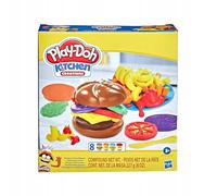 Play-Doh Set di pasta da gioco per hamburger e patatine fritte
