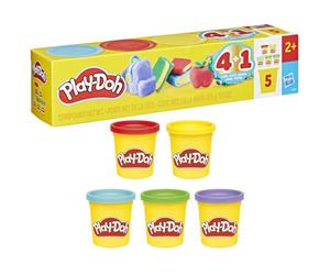 Play-Doh, Si Torna a Scuola, Confezione da 5, attività artistiche per Bambini e Bambine