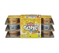Play-Doh Slime Gold Collection HydroGlitz - Confezione da 12 colori liquidi, per bambini dai 3 anni in su, confezione da 28 g