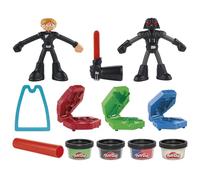 Play-Doh Star Wars, Set schiaccia e Taglia Spade Laser con Action Figure da 10 cm