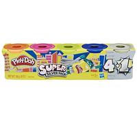 Play-Doh Super Argento Confezione 5 Atossico Colori Inclusi 1 Lattina