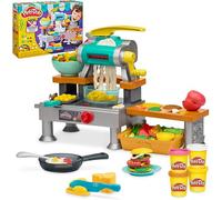 Play-Doh, playset Cucina Super Sfrigolante, Cucina Giocattolo con Suoni realistici, Oltre 25 Alimenti Finti da Creare, attività artistiche e manuali dai 3 Anni in su