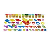 Play-Doh Ultimate Fun Factory - Set multipack di Play-Doh per bambini dai 3 anni in su, 47 strumenti, 12 colori atossici (esclusiva Amazon)
