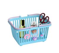 Play Food Toys - Pretend Play Storage Basket | Fruit &Vegetables, Storage Basket | Picnic Basket Boys Girls Shopping Grocery Basket Play Toy with 4 Adornments with Handles for Home School