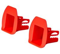 Play guide per isofix, facilita l'installazione delle sedie con isofix sul veicolo, confezione da 2, colore rosso