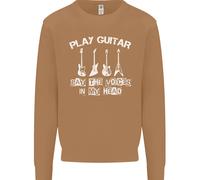 Play Guitar Dì Voci Nella Mia Testa Felpa Jumper Uomo