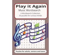 Play it Again Music Wordsearch: Music genres, musicians, bands, instruments and all things musical