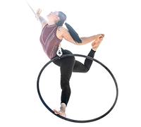 Play Juggling - Cerchio Aereo per Discipline Aeree e Acrobatica Aerea - Acciaio Inox - Diametro da 85 a 110 cm - Fissaggi: Piastra, Gancio, Cinghia, Trave, soffitto - Aerea, Lira, Yoga, Acrobazie