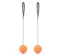 Play Juggling - Coppia di Poi Practice da GIOCOLIERE per Giocoleria - 70 mm - Arancione Pastello