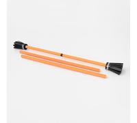 Play Juggling - Kit FLOWERSTICK Modello Tulip con Silicone per Giocoleria con Bacchette Incluse - Attrezzi da Giocoleria, Giochi per Imparare, Idea Regalo, Circo, Esercizi, Feste - Arancione