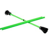 Play Juggling - Kit FLOWERSTICK Modello Tulip con Silicone per Giocoleria con Bacchette Incluse- Attrezzi da Giocoleria, Giochi per Imparare, Idea Regalo, Circo, Esercizi, Feste - Verde
