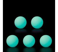 Play Juggling - Palline Luminose da GIOCOLIERE per Giocoleria - Kit 5 Palline Luminose - Turchese
