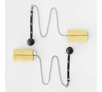 Play Juggling - Poseidon Fire Poi Fast-Replace - Puro Kevlar® Catene di Fuoco Bolas infuocabili (Pomello 100 mm)