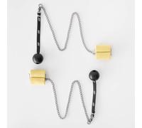 Play Juggling - Poseidon Fire Poi Fast-Replace - Puro Kevlar® Catene di Fuoco Bolas infuocabili (Pomello 50 mm)