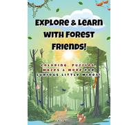 Play & Learn Activity Book: Coloring, Puzzles, Mazes & More for Curious Little Minds!