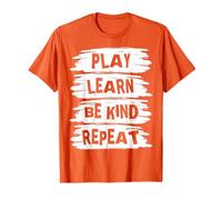 Play Learn Be Kind Repeat Kindness Day 2026 Unity Day Orange Maglietta