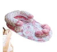 Play Mat - Fabric 75x43cm | Tummy Time Mat And Support Seated Pillow With Sensory Toy | Detachable Entertainment Activity For Bedroom Daycare Living Room Nursery Room