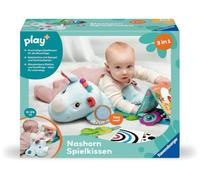 Play+ Nashorn Spielkissen (für Die Bauchlage) - NUOVO