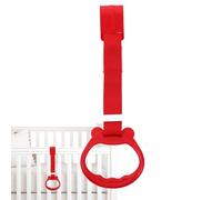 Play Pen Pull Up Rings - Anelli per culla, per box da tirare su, ergonomico, strumento di pratica, colorato, migliora le abilità di afferrare e tirare per ragazzi e ragazze
