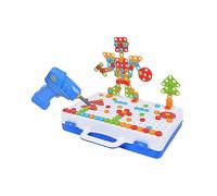 Play Pieces Drill Set Creative Drill Child's Power Drill and Screw Set Engineering Toys for Age 3-10 Years