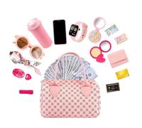 Play Purse Toy, Girls Toy Purse, Princess Dress Up with Makeup Accessories and Fashion Toys for Imaginative Fun, Birthday Gift or Everyday Entertainment, 1 Set