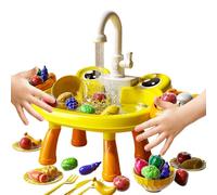Play Sink | Electric Pretend Interactive Educational | Pretend Play Water | Kids Play Sink with Running Water for Outdoor Home Living Room Balcony Garden Yard Christmas Birthday Party