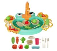 Play Sink With Running Water | Kitchen Playset | Pretend Play Sink Toy | Kitchen Pretend Play Set For Boys Girls Preschoolers Patio Beach Camping Daycare | Home Bathroom Playroom Holiday Birthday