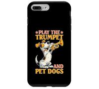 Play The Trumpet And Pet Dogs Banda da marcia in ottone Custodia per iPhone 7 Plus/8 Plus