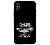 Play The Trumpet And Pet Dogs Banda da marcia in ottone - Custodia per iPhone X/XS