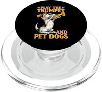 Play The Trumpet And Pet Dogs Banda da marcia in ottone PopSockets PopGrip per MagSafe