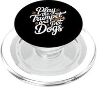 Play The Trumpet And Pet Dogs Banda da marcia in ottone |- PopSockets PopGrip per MagSafe