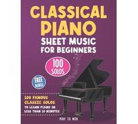 Play Towin Classical Piano Sheet Music for Beginners (Tascabile)