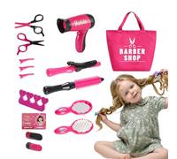Play Vanity Set - Kit Trucco Per Bambini Per Ragazza | Gioca Al Set Per Salone Di Bellezza Con Asciugacapelli | Sets Trucchi Giocattolo Colorati | Vesti E Fai Finta Di Giocare Per L'asilo, La Scuola