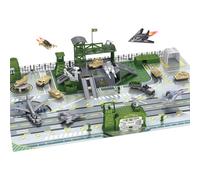 Play Vehicles - Educational Battle Game Game Set con aerei, automobili e personaggi d'azione, giocattoli per l'avventura per la costruzione di ruolo creativi per bambini, bambini piccoli e coll