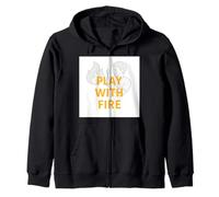 Play with fire Felpa con Cappuccio