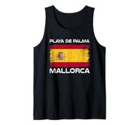 Playa De Palma Mallorca Bandiera Spagna Design Bandiera Spagnola Orgogliosa Canotta