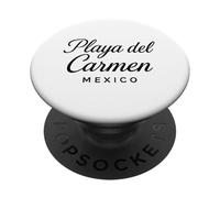 Playa Del Carmen Messico Viaggio di vacanza in un resort messicano retrò PopSockets PopGrip Adesivo