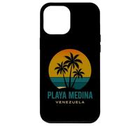 Playa Medina Venezuela Venezuelano Retro Tramonto Design Custodia per iPhone 12 Pro Max