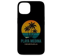 Playa Medina Venezuela Venezuelano Retro Tramonto Design Custodia per iPhone 13