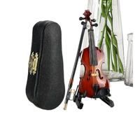 Playable Tiny Violin 5 Inch Desktop Decoration Interactive Melody