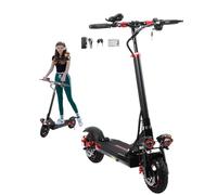 PLAYBIK Monopattino Elettrico Adulto, Batteria 48V 15Ah, Autonomia 50-55 km, Monopattino Elettrici Pieghevole con Potente Motore 500W, Ruote Off-Road10", Doppio Ammortizzatore, IP54, Regalo Compleanno