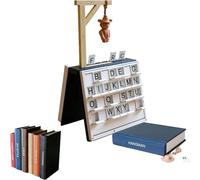 Playbook'd - Gioco dell'impiccato, Scacchi magnetici, Set di backgammon, Gioco a quattro, Battaglia navale, Scacchiera 3D, Giochi da tavolo Playbook'd (Hangman)