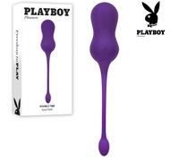 Playboy Double Time Palline di Kegel in Silicone Vibranti con Telecomando