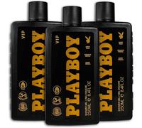 Playboy Men VIP 3 in 1 Shower Gel 3 in 1, 3 x 250 ml